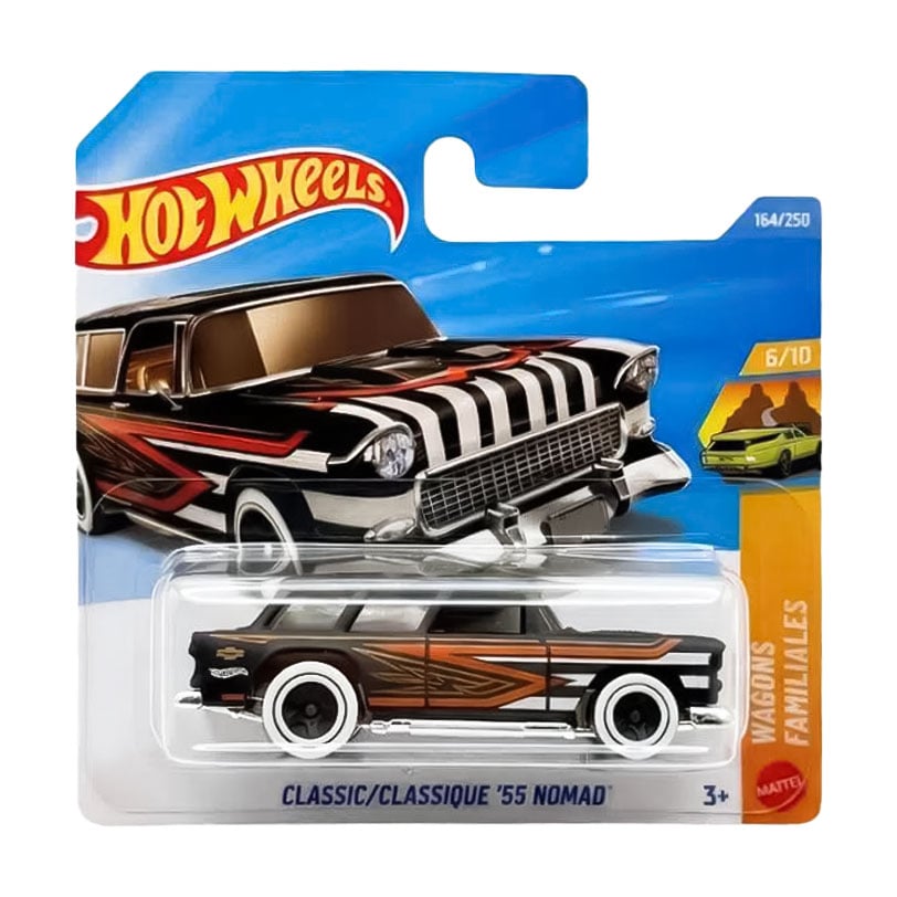 Базовий автомобіль Hot Wheels Classic/Classique '55 Nomad, чорний, від 3 років, 11*3.5*11 см (5785)